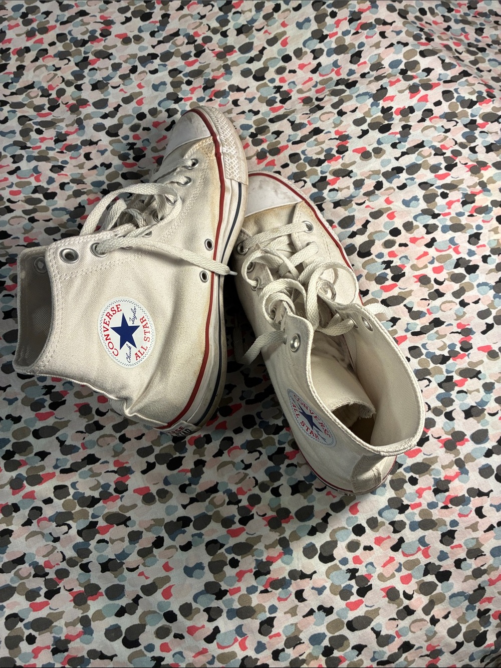 Converse size 10 Women’s High Top Sneakers - White